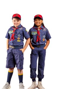 Wolf Cub Scouts In Uniform