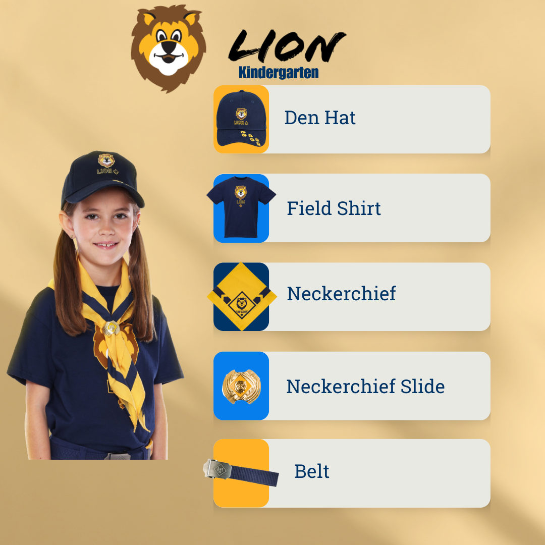 Lion Uniform Chart